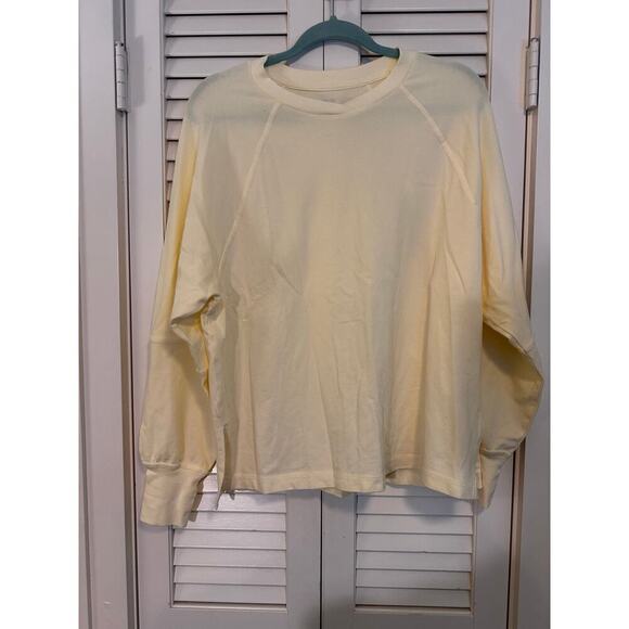 American Eagle Tops - American Eagle Butter Yellow Shirt - New With Tags- XS RUNS LARGE